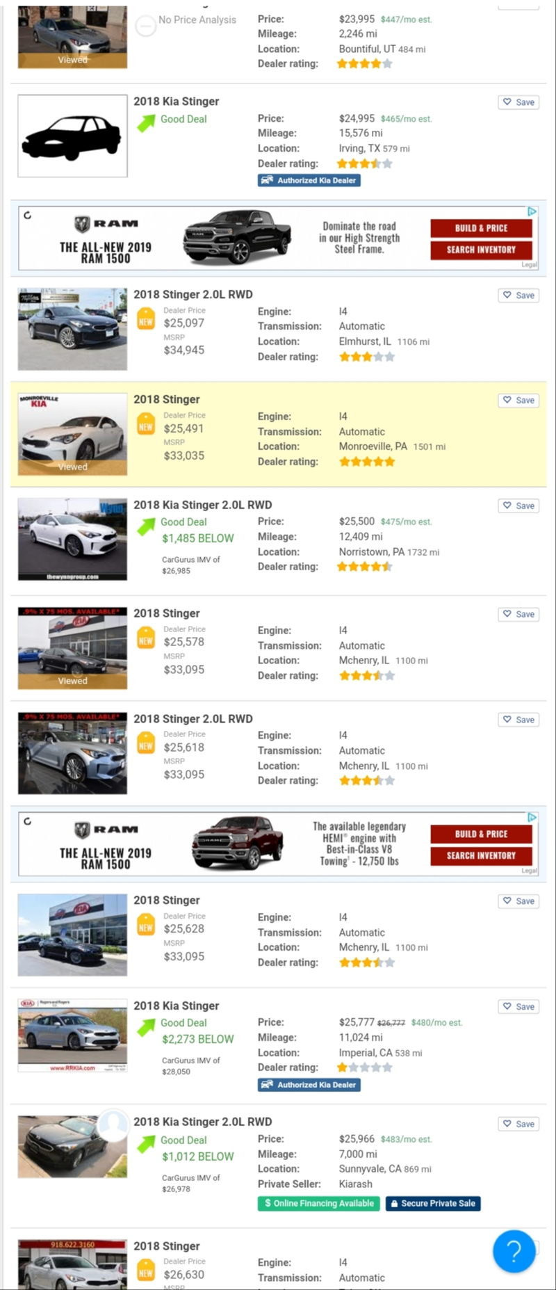 Illustration for article titled New Kia Stingers are Getting Cheaper